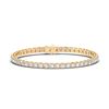 Picture of 5.00 Ct Round Brilliant Cut Lab Grown Diamond 7 inch Tennis Bracelet in Solid Gold For Women