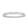 Picture of 5.00 Ct Round Brilliant Cut Lab Grown Diamond 7 inch Tennis Bracelet in Solid Gold For Women