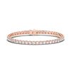 Picture of 5.00 Ct Round Brilliant Cut Lab Grown Diamond 7 inch Tennis Bracelet in Solid Gold For Women