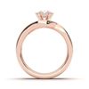 Picture of 1.15 Ct Round Brilliant Cut Lab Grown Diamond Bridal Set in Solid Gold for Women