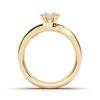 Picture of 1.15 Ct Round Brilliant Cut Lab Grown Diamond Bridal Set in Solid Gold for Women