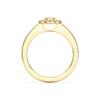 Picture of 0.90 Ct Marquise Cut & Round Brilliant Lab Grown Diamond Halo Engagement Ring Made in Solid Gold for Women