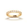Picture of 0.50 Ct Round Brilliant Lab Grown Diamond Wedding Band in Solid Gold for Women