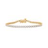 Picture of 1.00 Ct Lab Grown Round Brilliant Diamond Bazel Set 7 inch Tennis Bracelet for Women