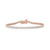 Picture of 1.00 Ct Lab Grown Round Brilliant Diamond Bazel Set 7 inch Tennis Bracelet for Women