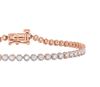 Picture of 1.00 Ct Lab Grown Round Brilliant Diamond Bazel Set 7 inch Tennis Bracelet for Women