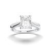Picture of Emarald Cut 1.00 Ct Lab Grown Diamond Solitaire Ring in Solid Gold For Women