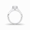 Picture of Pear Cut 1.00 Ct Lab Grown Diamond Solitaire Ring in Solid Gold For Women
