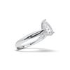 Picture of Pear Cut 1.50 Ct Lab Grown Diamond Solitaire Ring in Solid Gold For Women