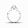 Picture of Pear Cut 3.00 Ct Lab Grown Diamond Solitaire Ring in Solid Gold For Women