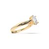 Picture of Oval Cut 1.00 Ct Lab Grown Diamond Solitaire Ring in Solid Gold For Women