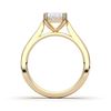 Picture of Oval Cut 1.00 Ct Lab Grown Diamond Solitaire Ring in Solid Gold For Women
