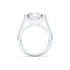 Picture of 4.00 Ct Radiant Cut Lab Grown Diamond Solitaire Ring in Solid Gold For Women