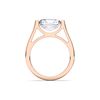 Picture of 4.00 Ct Radiant Cut Lab Grown Diamond Solitaire Ring in Solid Gold For Women