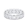 Picture of Round Brilliant Cut 7.00 Ct Lab Grown Diamond Eternity Wedding Band in Solid Gold For Women