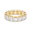 Picture of Round Brilliant Cut 7.00 Ct Lab Grown Diamond Eternity Wedding Band in Solid Gold For Women