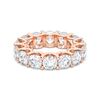 Picture of Round Brilliant Cut 7.00 Ct Lab Grown Diamond Eternity Wedding Band in Solid Gold For Women