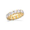 Picture of Round Brilliant Cut 7.00 Ct Lab Grown Diamond Eternity Wedding Band in Solid Gold For Women