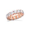 Picture of Round Brilliant Cut 7.00 Ct Lab Grown Diamond Eternity Wedding Band in Solid Gold For Women