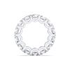 Picture of Round Brilliant Cut 7.00 Ct Lab Grown Diamond Eternity Wedding Band in Solid Gold For Women