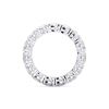 Picture of 7.50 Ct Oval Cut Lab-Grown Diamond Eternity Wedding Band in Solid Gold For Women