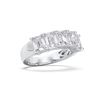 Picture of 3.50 Ct Radiant Cut Lab-Grown Diamond 5-Stone Wedding Band in Solid Gold For Women