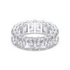 Picture of 10.20 Ct Radiant Cut Lab-Grown Diamond Eternity Wedding Band in Solid Gold For Women