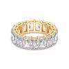 Picture of 10.20 Ct Radiant Cut Lab-Grown Diamond Eternity Wedding Band in Solid Gold For Women