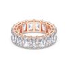 Picture of 10.20 Ct Radiant Cut Lab-Grown Diamond Eternity Wedding Band in Solid Gold For Women