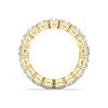 Picture of 10.20 Ct Radiant Cut Lab-Grown Diamond Eternity Wedding Band in Solid Gold For Women