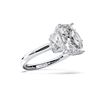 Picture of 4.25 Ct Cushion Cut Lab-Grown Diamond 3-Stone Wedding Ring in Solid Gold For Women