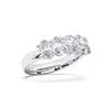 Picture of 1.50 Ct Oval Cut Lab-Grown Diamond 5-Stone Wedding Band in Solid Gold For Women