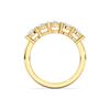 Picture of 1.50 Ct Oval Cut Lab-Grown Diamond 5-Stone Wedding Band in Solid Gold For Women