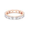Picture of 3.20 Ct Emerald Cut Lab-Grown Diamond Eternity Wedding Band in Solid Gold For Women