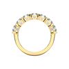 Picture of 3.50 Ct Radiant Cut Lab-Grown Diamond 7-Stone Wedding Band in Solid Gold For Women