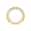 Picture of 3.40 Ct Oval Cut Lab-Grown Diamond Half Eternity Wedding Band in Solid Gold For Women