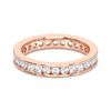 Picture of 2.05 Ct Round Brilliant Cut Lab-Grown Diamond Eternity Wedding Band in Solid Gold For Women