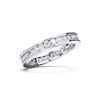 Picture of 2.05 Ct Round Brilliant Cut Lab-Grown Diamond Eternity Wedding Band in Solid Gold For Women