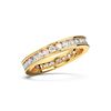 Picture of 2.05 Ct Round Brilliant Cut Lab-Grown Diamond Eternity Wedding Band in Solid Gold For Women