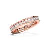 Picture of 2.05 Ct Round Brilliant Cut Lab-Grown Diamond Eternity Wedding Band in Solid Gold For Women