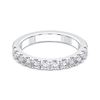 Picture of 0.75 Ct Round Brilliant Cut Lab Grown Diamond Wedding Band in Solid Gold for Women