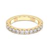 Picture of 0.75 Ct Round Brilliant Cut Lab Grown Diamond Wedding Band in Solid Gold for Women