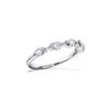 Picture of 1.00 Ct Marquise Cut Lab-Grown Diamond 5-Stone Wedding Band in Solid Gold For Women