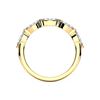 Picture of 1.00 Ct Marquise Cut Lab-Grown Diamond 5-Stone Wedding Band in Solid Gold For Women