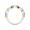 Picture of 1.00 Ct Marquise Cut Lab-Grown Diamond 5-Stone Wedding Band in Solid Gold For Women