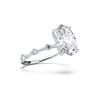 Picture of 4.35 Ct Oval Cut & Round Brilliant Cut Lab-Grown Diamond Engagement Ring in Solid Gold For Women