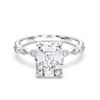 Picture of 4.25 Ct Radiant, Marquise Cut & Round Brilliant Cut Lab-Grown Diamond Engagement Ring in Solid Gold For Women
