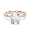 Picture of 4.25 Ct Radiant, Marquise Cut & Round Brilliant Cut Lab-Grown Diamond Engagement Ring in Solid Gold For Women