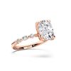 Picture of 4.25 Ct Radiant, Marquise Cut & Round Brilliant Cut Lab-Grown Diamond Engagement Ring in Solid Gold For Women