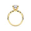 Picture of 4.25 Ct Radiant, Marquise Cut & Round Brilliant Cut Lab-Grown Diamond Engagement Ring in Solid Gold For Women
